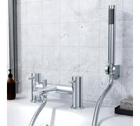 Nes Home Sink Basin Mono Bath Filler Bathroom Shower Mixer Chrome Brass Tap (Bath Shower Mixer)