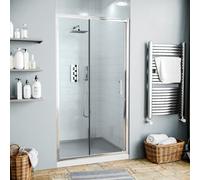 Nes Home Slider Door Clear Glass 1000mm X 1850mm