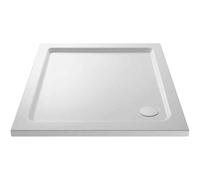 Nes Home Slim 760 X 760 Square Stone Resin Shower Tray For Wetroom Enclosure