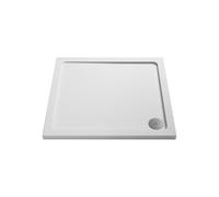 Nes Home Slim 900 X 900 Square Stone Resin Shower Tray For Wetroom Enclosure