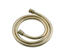 Nes Home Smooth Matt Black 1.5m PVC Flexible Shower Hose with Brass Connectors