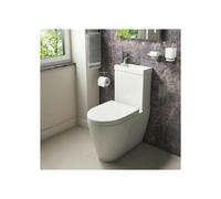 Nes Home Space Saver Combo 2 In 1 WC Close Coupled Toilet Seat & Basin