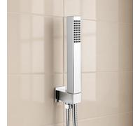 Nes Home Square Shower Handset Wall Bracket and Shower Handset