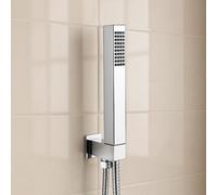 Nes Home Square Shower Handset Wall Bracket and Shower Handset