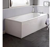 Nes Home Square Single Ended Bath 1600 X 700 In White With Bath Leg