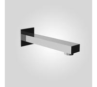 Nes Home Square Wall Mounted Bath Spout Chrome in Metallic Silver Nes Home Metallic Silver