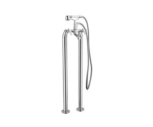 Nes Home Stafford Freestanding Bath Shower Mixer & Handset Chrome