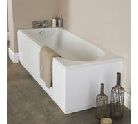 Nes Home Standard Single Ended Bath 1800 X 800 In White With Bath Leg