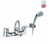 Nes Home Studio Bath Shower Mixer Tap & Handset Complete Chrome