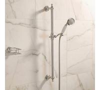 Nes Home Traditional Solid Brass Slider Rail Shower Handset & 1.5M Shower Hose
