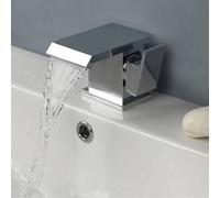Nes Home Truro Waterfall Basin Mono Mixer Tap & Pop Up Waste Chrome