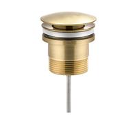 Nes Home Universal Freeflow Basin Waste Brushed Brass