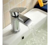 Nes Home Vago Modern Waterfall Cloakroom Basin Chrome Mono Mixer Tap