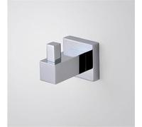 Nes Home Wall Mounted Single Wall Mounted Brass Chrome Square Robe Hook