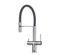 Nes Home Whitacre Modern Kitchen Sink Mixer Tap With Pull Out 360 Swivel Spout