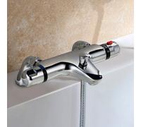 Nes Home Winstead Deck Mounted Thermostatic Bath Shower Mixer Tap (Shower Hose Is Not Included)