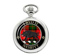 Nesbitt Scottish Clan Crest Full Hunter Pocket Watch
