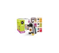 NESCAF? Dolce Gusto EDG155.BG Mini-Me Automatic Coffee Machine Black & Arctic Grey by De?Longhi - Starter Kit