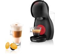 NESCAF? Dolce Gusto EDG210.B Piccolo XS Manual Coffee Machine black red by De?Longhi
