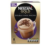 NESCAF? GOLD Double Choc Mocha Coffee, 8 Sachets (Pack of 6, Total 48 Sachets)
