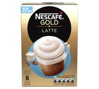 NESCAF? GOLD Latte Coffee, 8 Sachets, (Pack of 6, Total 48 Sachets)