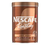 NESCAF? Roastery Light Roast Premium Instant Coffee, Smooth Delicate Arabica and Robusta Coffee, Arabica and Robusta Coffee, 95g (Pack of 6)