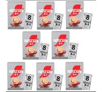 Nescafé 2 in 1 Instant Sticks 8 Sachets Per Pack - Pack of 8 - Total 64 Sachets