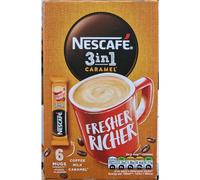 Nescafe 3 in 1 11 boxes Caramel each box 6x17g sold by Krishna Stores
