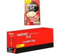 Nescafe 3 in 1-11 boxes Original (6x17g) sold by Krishna Stores Ltd GB