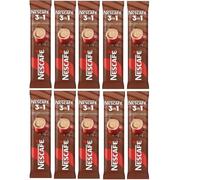 NESCAFE 3 in 1 Instant Coffee Sachet Milk & Brown Sugar - 10 Stick x 16,5g each