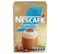 NESCAFÉ Cappuccino Decaf Instant Coffee 7 Sachets, 100percent Responsibly Source
