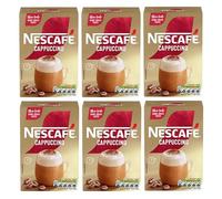 NESCAFÉ Cappuccino Instant Coffee Sachets x7 (Pack of 6, Total 42 Sachets)