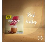 NESCAFÉ Cappuccino Instant Gold Coffee 12 x 155g Sachets 100 Responsib