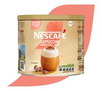 NESCAFÉ Cappuccino Unsweetened Taste Instant Coffee 1kg Tin Packaging