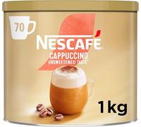 NESCAFÉ Cappuccino Unsweetened Taste Instant Coffee 1kg Tin, Packaging may vary