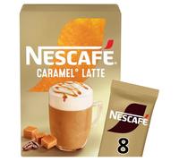 NESCAFÉ Caramel Latte Instant Coffee 8 x 17g Sachets, 100% Responsibly Sourced Coffee (Pack of 6)