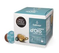Nescafé | Dallmayr Crema d'Oro Caffè Latte - 16 pods for Dolce Gusto