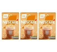 NESCAFÉ Dessert Edition Vanilla Cookie Dough Latte Instant Coffee Sachets x7 (Pack of 3, Total 21 Sachets) - Frothy Instant Latte Coffee