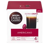 Nescafé Dolce Gusto Americano Coffee Pods 16 Pods | Multipack of 3 | Sweet aromatic flavour; intensity 4; Arabica and Robusta blend; long coffee style for everyday use