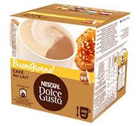 NESCAFÉ Dolce Gusto Café Au Lait Coffee, 16 Pods (16 Servings)