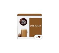 Nescafé Dolce Gusto Café Au Lait Coffee Pods (16 Count of Pack of 3, Total 48 Capsules)