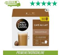 NESCAFÉ Dolce Gusto Cafe au Lait Coffee Pods - 30 Capsules 100% ORIGINAL ⭐⭐⭐⭐⭐