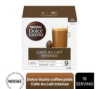 Nescafe Dolce Gusto Cafe Au Lait Intenso Coffee Pods - 16 Servings