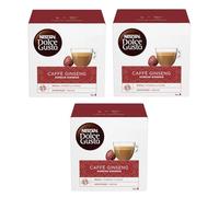 NESCAFÉ DOLCE GUSTO Caffe Korean Ginseng Coffee Pods x16 (PACK of 3, Total 48 Pods) - Medium Roast Robusta with Sweet Caramel Notes
