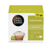 NESCAFE Dolce Gusto Cappuccino Coffee Pods - total of 45 Cappuccino Coffee Capsules - Italian Classic Coffee (3 Packs)