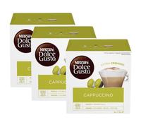 Nescafe Dolce Gusto Cappuccino Pack of 3, 3x16 Pods