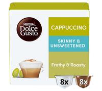 Nescafe Dolce Gusto Cappuccino Skinny&Unsweetened/Light Coffee Pods (Pack of 3)