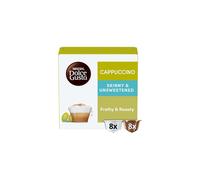 Nescafe Dolce Gusto Cappuccino Skinny&Unsweetened/Light Coffee Pods (Pack of 3, Total 48 Capsules)