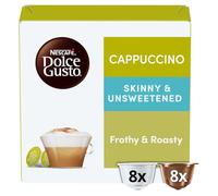 NESCAFÉ Dolce Gusto Cappuccino Skinny/Light Coffee Pods, 16 Capsules (Pack of 3 - Total 48 Capsules, 24 Servings)