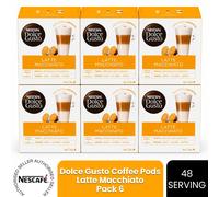 Nescafe Dolce Gusto Coffee Pods 6x Boxes / 96 Caps Latte Macchiato